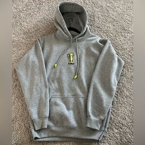 Gray Alien Oversized Hoodie